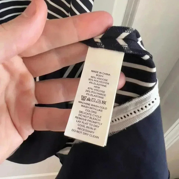 NWT Kate Spade Broome Street Stripe Ponte Dress – Size 4 - Picture 5 of 6